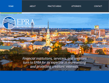 Tablet Screenshot of epra-law.com